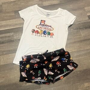 M&M'S Kids Pajama Set - White and Black